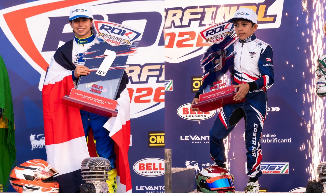 ¡HAZAÑA HISTÓRICA EN ITALIA!  Costa Rica conquista dos podios en el Mundial de Kartismo